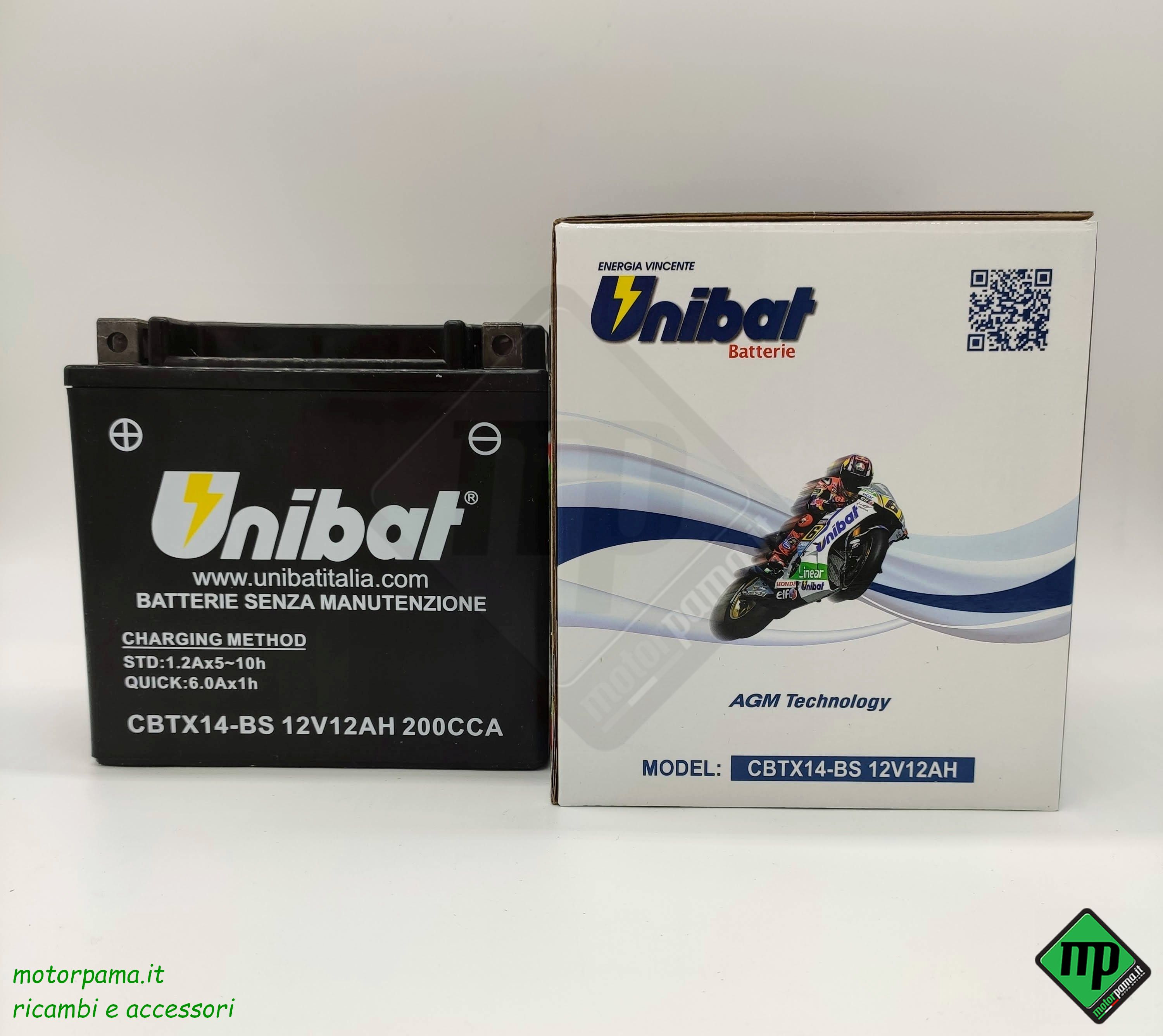 UNIBAT BATTERIE YT12B-BS FA Versiegelt Ca. 3,630 Kg EUR 59,95 - DE